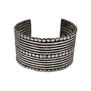 Chico’s Silver Tone Kyleen Cuff Bracelet NEW